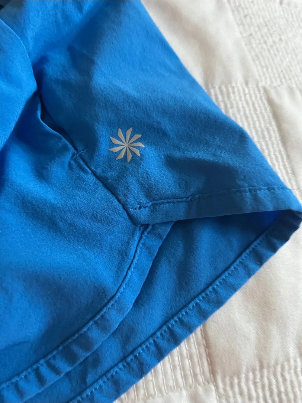 Athleta BLUE Girls' Performance RUN FREE Shorts with Built-In Liner